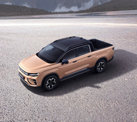 Comerciante chino Full Electric Pickup Car EV con carga rápida 4WD RADAR RD6