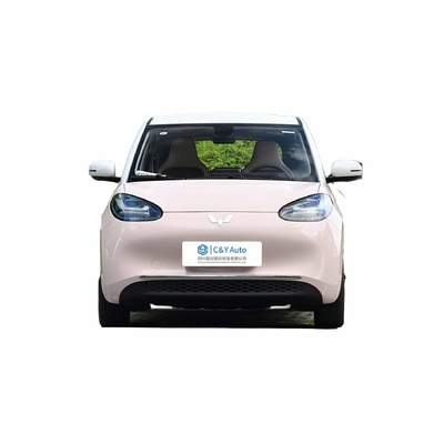 White Wuling Binguo Electric Vehicle Compact Car 410km Range